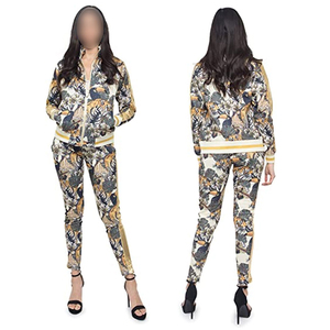 Best Selling Customized Made Highest Quality Outer Wear Set, In Best Price Fitness, Casual Wear <b>Women</b> <b>Tracksuit</b> - Product Image 3