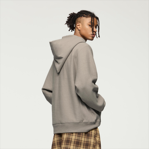 high quality Streetwear Cotton Custom 450 GSM Oversized Hoodie Patch Embroidery Unisex Men Hoodie Sweatshirt - Product Image 3