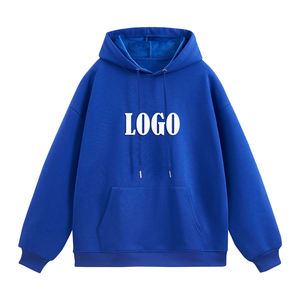 Streetwear décontracté pour hommes et femmes sweats à capuche en coton doux sweats à la mode Design solide élégant tissu tricoté uni teint hiver - Product Image 3