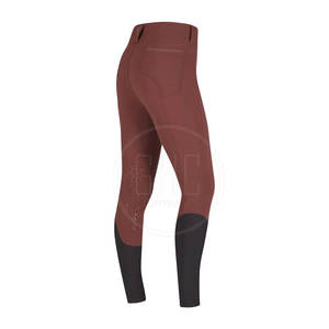 Pantalones de Equitación para Mujer al por Mayor, OEM, Spandex/Poliéster, Logotipo Personalizado, Secado Rápido, Duraderos, Tallas Grandes - Product Image 3
