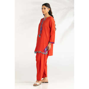 Ensemble coordonné décontracté pour femme IPST-77101, col carré, tissu crêpe, manches trois-quarts, taille XS, pour le printemps/été - Product Image 6