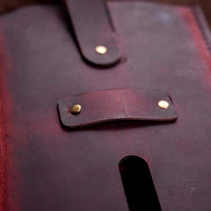 Bolsa de vino Soporte de Cuero 100% Hecho a mano Original Elegante Durable y diseño único 2017 - Product Image 2