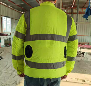 Chaleco de Seguridad Refrigerante con Ventilador Reflectante, Material de Poliéster, <span class=keywords><strong>Ropa</strong></span> de Trabajo para Exteriores de Verano - Product Image 5