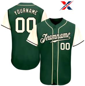 Recién llegado, uniforme de béisbol, Material de tela de sublimación de poliéster 100%, transpirable para ropa de equipo oficial de béisbol, venta en línea - Product Image 1