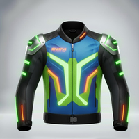 Blouson en cuir pour homme, moto, hiver, imperméable, style moto, cuir naturel, coupe ajustée, veste de motard