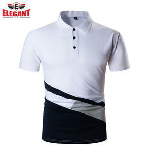 Camiseta Polo para Hombre, Diferentes Diseños OEM, Corte Ajustado, Color de Contraste, Camisetas Polo para Hombre a Precio de Mayoreo - Product Image 4