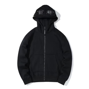 Sweat à capuche unisexe en polaire respirant avec fermeture éclair pour l'automne et l'hiver, chaud pour l'extérieur - Product Image 6