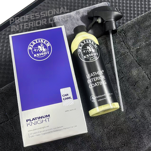 Kit ultime d'entretien intérieur et cuir automobile - Parfum pomme verte, finition mate, ensemble spray et serviette - Product Image 1