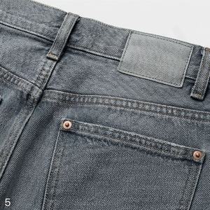 High Quality Women Baggy Denim Pants Cotton Fade Proof Jeans Customized Color Wide Leg Flared <b>Boot</b> Cut Premium Trendy <b>Trousers</b> - Product Image 5