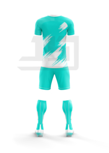 Camiseta de Fútbol Personalizada con Nombre de Equipo, Pantalones Cortos con Cordón, 100% Poliéster, Ligeros, Transpirables y de Secado Rápido para Torneos/Liga - Product Image 4