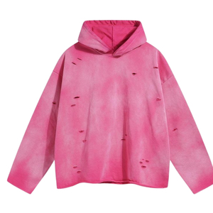 Sudaderas con Capucha Extra Grandes, Lisas, Estilo Desgastado, Personalizadas al por Mayor, de Primera Calidad, Unisex, Ropa Urbana Informal, Cómoda y Transpirable, 100% - Product Image 6