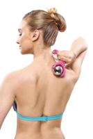 ALLWINWIN RMB68 Balle de massage à rouleaux - Masseur plantaire en acier inoxydable en forme de main pour fasciite plantaire et points de pression