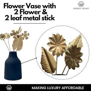 Vase en métal r avec pot de fleurs artisanal au design gaufré pour la décoration de la maison moderne accent de table de mariage et d'événement - Product Image 4