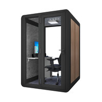 Nouveau 2024 – Bureau à domicile moderne en acier préfabriqué, studio d'enregistrement portable, hôtel conteneur préfabriqué, salon.
