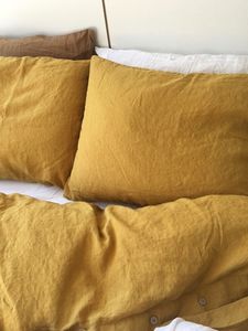 Juego de edredón Queen King de 3 piezas de lino europeo de lujo, 2 fundas de almohada de 200TC para Home Hotel Hospital, opciones al por mayor disponibles - Product Image 5