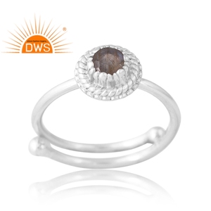 Stylish Design Handcrafted 925 Silver Natural <b>Labradorite</b> Gemstone <b>Ring</b> Custom Jewelry Manufacture - Product Image 1