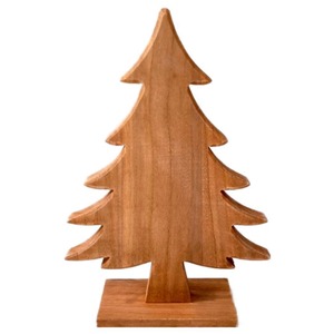 Arbre de Noël en bois écologique moderne de Antique Creations avec taille et forme personnalisables - Product Image 5