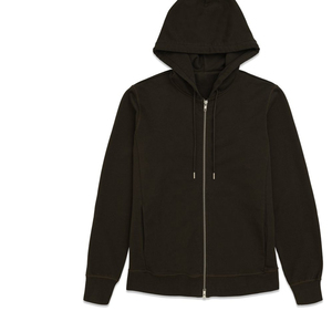 เสื้อแจ็คเก็ตผู้ชายแบบมีฮู้ดสำหรับฤดูหนาว ขายส่ง เสื้อกันลมแบบมีซิปสำหรับเล่นกีฬากลางแจ้ง ปักลาย 3 มิติ ผ้าฝ้าย 100% ระบายอากาศได้ดี มีกระเป๋าเสื้อ ฮู้ดดี้ลำลอง - Product Image 1