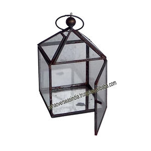 Linterna decorativa de metal de hierro para mesa más vendida con vidrio para el hogar, restaurante, Hotel, decoración de fiesta de Navidad - Product Image 6