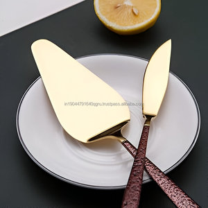 Vente chaude hôtel de luxe 6 pièces or couverts vaisselle personnalisé ensemble d'ustensiles de service pour la cuisine - Product Image 6