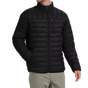 Chaqueta de Lona con Capucha para Hombre, Chaqueta Acolchada con Logotipo Personalizado en la Parte Delantera, Cálida, Ligera, OEM, Marca Privada, Ropa Deportiva para Senderismo y Campamento al Aire Libre - Product Image 1