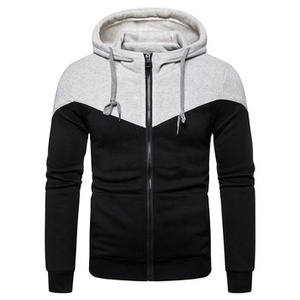 Otoño Invierno Hombres de peso pesado de gran tamaño de talla grande Sudadera con capucha 100% algodón Cremallera completa Diseño personalizado Ropa de mejor calidad sudaderas con capucha - Product Image 1