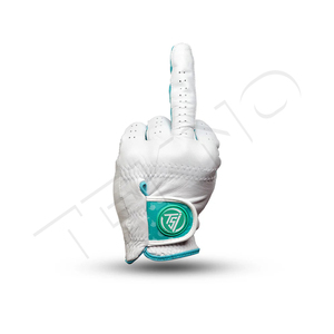 Venta al por mayor Cabretta cuero antideslizante blanco GUANTES DE Golf logotipo personalizado Material suave ajuste completo GUANTES DE Golf para las mujeres - Product Image 2