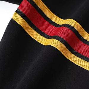 Customized Winter Women's Red Black Sorority Campus Crewneck Sweatshirt Front White-Black-Red Rib Sleeve Hem <b>Detail</b> <b>Quick</b> Dry - Product Image 5