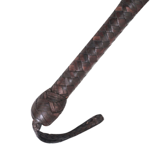 Fouet de taureau personnalisé en cuir de kangourou, 16 tresses, de 0,4 à 20 pieds, avec construction de ventre et de soutien - Product Image 3
