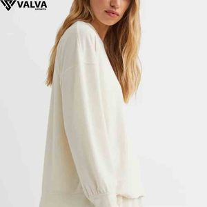 Nueva sudadera de moda para mujer 100% algodón hecho sudaderas para mujer ropa casual Mujer personalizada según su marca. - Product Image 4
