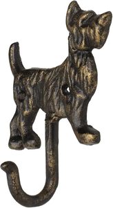 Montado en la pared de hierro fundido decoración del hogar gancho único diseño único (perro) Tema para ropa - Product Image 5