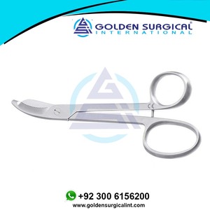 Tijeras de Corte y Ruptura Dentadas Bruns, Tijeras para Vendas Personalizadas, Tijeras Curvas para Vendas Ortopédicas de 235 mm - Product Image 6