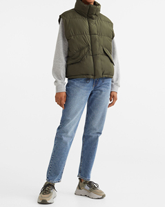 Nuevo Chaleco Corto Acolchado para Mujer, Venta al por Mayor, Colección Otoño Invierno 2026, Ropa de Mujer, Chaqueta sin Mangas con Efecto Burbuja - Product Image 1