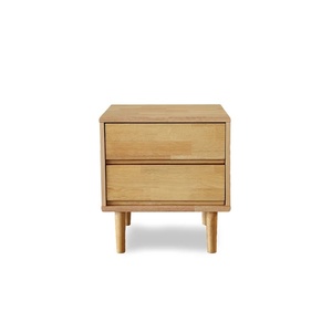 The Charm Nightstand Made teak Wood In Natural Finish High Quality Material For Bedroom indoor Furniture - Product Image 1