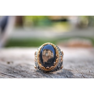 <b>Real</b> Pure 925 Sterling Silver Ring <b>Crystal</b> Handmade Turkey Luxury Trendy Vintage Style New Model - Product Image 2