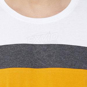 T-shirt pour homme en tissu confortable fabriqué au Pakistan, style personnalisé, décontracté, couleur unie - Product Image 4