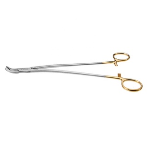 Soporte de aguja TC, instrumentos quirúrgicos de acero inoxidable, longitud curvada de 9 pulgadas - Product Image 1