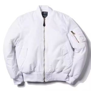 แจ็กเก็ตบอมเบอร์ใส่ได้ทั้งชายและหญิงเสื้อแจ็คเก็ตกันลมให้ความอบอุ่นในฤดูหนาวผ้ายีนส์คอปกตั้งผ้ายีนส์โอเวอร์ไซส์ - Product Image 6