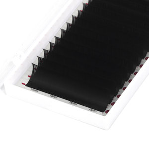 Pestañas postizas de visón sintético, suaves, naturales, C D, rizos, 0,03, 0,05, 0,07, gruesas, extensión de pestañas de fácil ventilación, venta al por mayor - Product Image 1