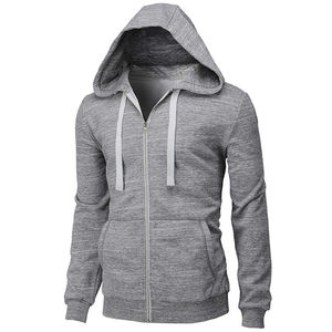 Sweat à capuche zippé personnalisé pour homme, 100% coton, tendance streetwear d'hiver, veste de mode pour la salle de sport, l'entraînement en plein air et la promotion de la marque - Product Image 2