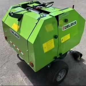 Mini máquina empacadora de heno y paja Empacadora redonda impulsada por tractor para heno y hierba Entrega rápida - Product Image 1