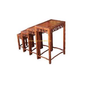 Meubles décoratifs de luxe pour hôtels et cafés Tables gigognes Marbre et métal or poli fait à la main Nouvelle arrivée Table gigogne - Product Image 2