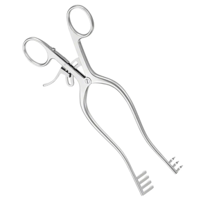 WEITLANER 200 mm 7,78 \ "Retractor de autoretención de potencia Manual 3X4 puntas Semi Sharp Metal no estéril Acero Adson - Product Image 5