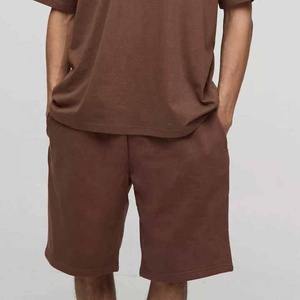 Nouvelle vente chaude vêtements décontractés d'été pour hommes 2025 ensemble court avec couleur unie et différents modèles taille XXL survêtement marque privée - Product Image 4