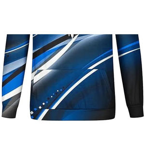 Vente en gros de sweat à capuche en polyester confortable à capuche en polaire imprimé décontracté et personnalisé pour l'hiver à la mode motif solide - Product Image 5