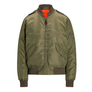 Chaquetas de bombardero de nuevo diseño Chaquetas de bombardero de manga larga para mujer Chaquetas de invierno de bombardero de nailon/poliéster - Product Image 1