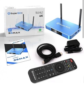 Reproductor Multimedia SUPER Box S5 MAX con Aplicaciones + Canales Instalados - Product Image 1