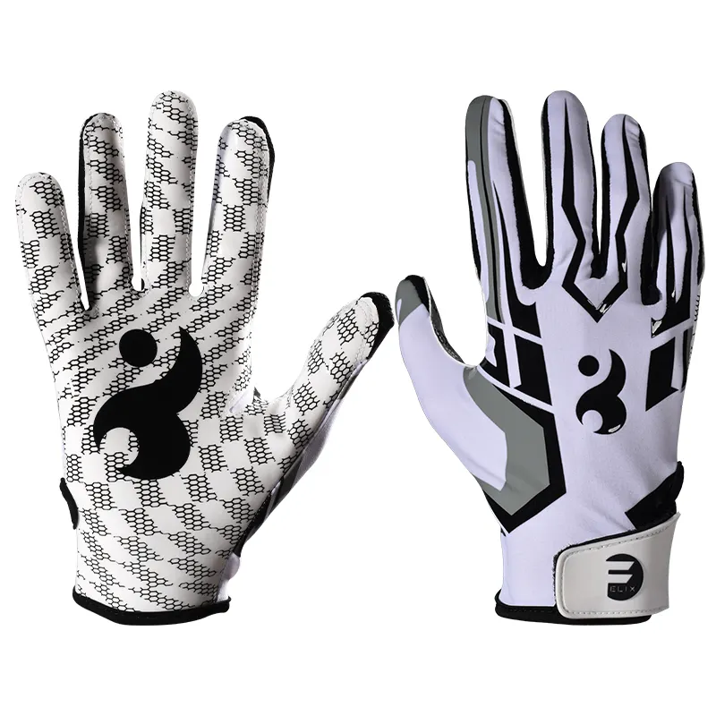 HBG 1071 New baseball gloves Outdoor anti-skid silicone wear-resistant sports football gloves