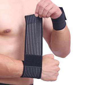 Attelles de poignet robustes en néoprène pour la musculation avec fermeture magnétique et élasticité réglable - Product Image 2