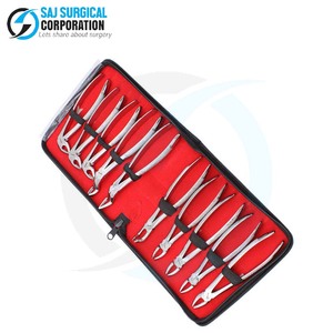 Kit de 10 pinces essentielles pour cabinet dentaire, design personnalisé, instruments en acier inoxydable certifiés CE, homologués CE - Product Image 3